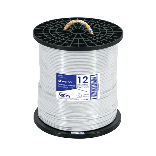[T40113] Metro de cable THHW-LS 12 AWG blanco en carrete de 500 m - Pag 543