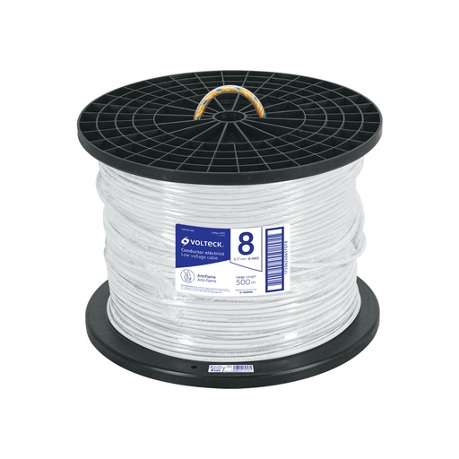 [T40115] Metro de cable THHW-LS 8 AWG blanco en carrete de 500 m - Pag 548