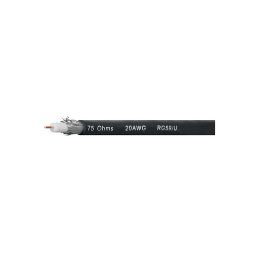 [T48473] Metro de cable coaxial RG59 en rollo de 100 m, Volteck - Pag 514