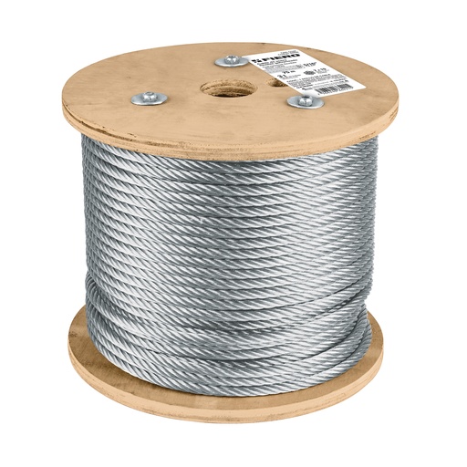 [T48816] Metro de cable flexible 5/16' de acero 7x19 hilos, 75 m - Pag 736