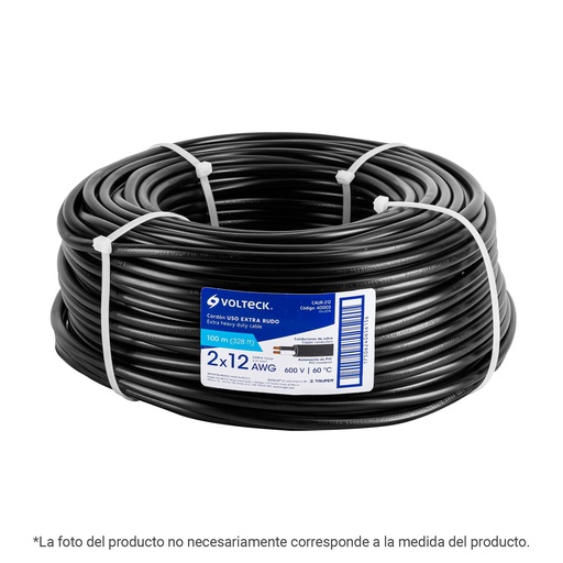 [T40004] Metro de cable uso extra rudo 2 x 14 AWG en rollo de 100 m - Pag 547