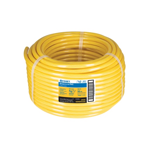 [T45015] Metro de manguera 3/8' flexible amarilla en 50 m, s/conexión - Pag 681