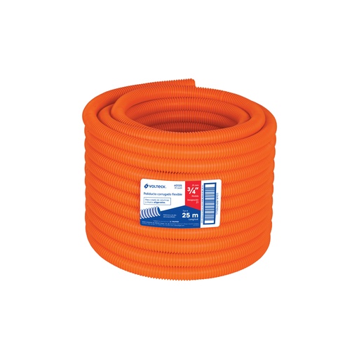 [T40135] Metro de poliducto 3/4' corrugado flex. s/guía, rollo 25 m - Pag 576