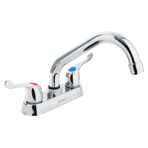 [T47686] Mezcladora 4' para lavabo, tubular, manerales palanca - Pag 616
