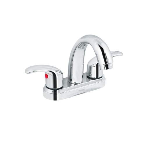 [T49693] Mezcladora cromo 4' para lavabo, nariz curva, palanca, Aqua - Pag 626