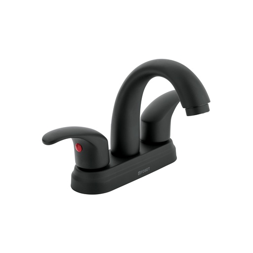 [T45357] Mezcladora negro mate 4' p/lavabo, nariz curva, palanca,Aqua - Pag 626