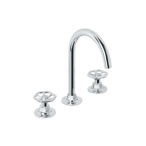 [T46759] Mezcladora p/lavabo,taladros separados,redondos,cromo,Tubig - Pag 636