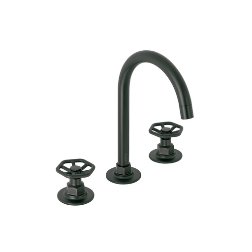 [T46761] Mezcladora p/lavabo,taladros separados,redondos,negro,Tubig - Pag 636