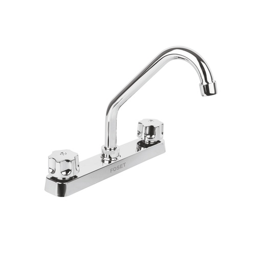 [T49289] Mezcladora plástica 8' p/fregadero, cuello corto, hex Basic - Pag 620