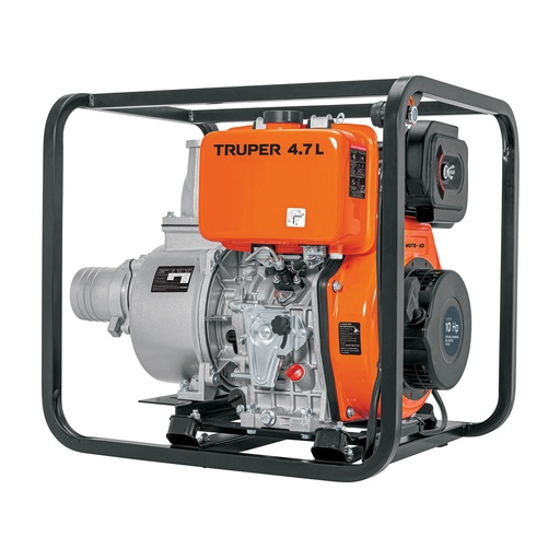 [T102422] Motobomba autocebante 4' x 4' a diesel 14 HP, Truper