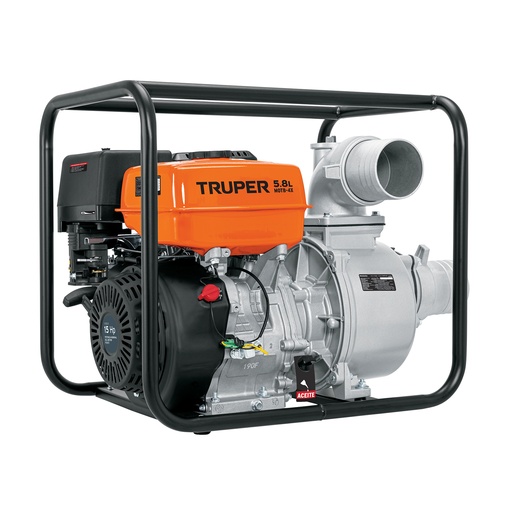 [T102405] Motobomba autocebante 4' x 4' a gasolina 15 HP, Truper - Pag 63