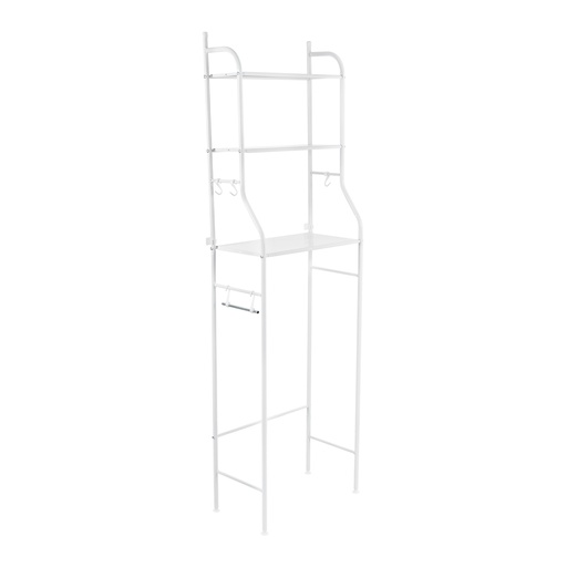 [T47907] Mueble organizador blanco para baño con 3 repisas, Basic - Pag 664