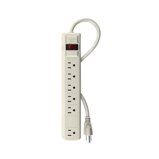 [T47183] Multicontacto 14 AWG 6 entradas supresor de picos 270 joules - Pag 564