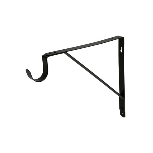 [T47707] Ménsula reforzada negra 11 x 12' con gancho, Fiero - Pag 748