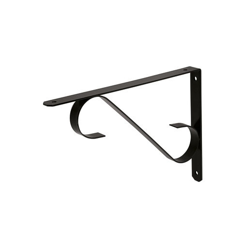 [T47705] Ménsula reforzada negra diseño colonial 11 x 8', Fiero - Pag 748