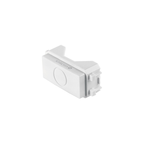 [T46140] Módulo (tapón) ciego, línea Italiana, color blanco, Volteck - Pag 519