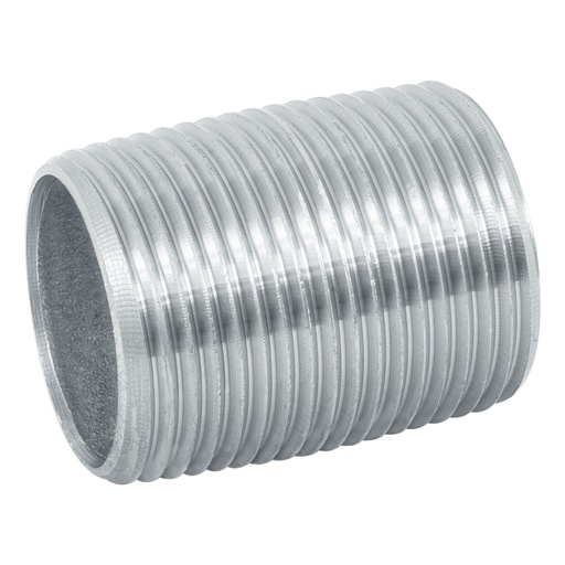 [T47538] Niple de acero galvanizado 1' cuerda corrida, Foset - Pag 709