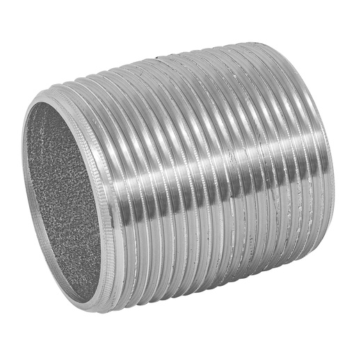 [T48789] Niple de acero galvanizado 1-1/4' cuerda corrida, Foset - Pag 709