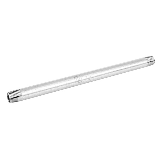 [T47521] Niple de acero galvanizado 1/2' x 12', Foset - Pag 709