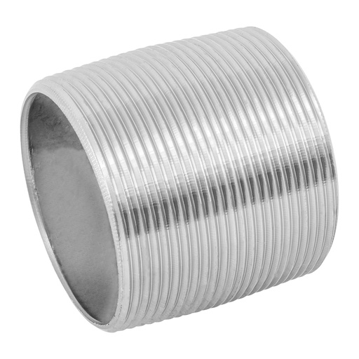 [T48791] Niple de acero galvanizado 2' cuerda corrida, Foset - Pag 709