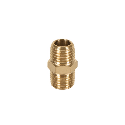 [T19024] Niple de latón, tipo FF, cuerda 1/4 NPT, Truper - Pag 122