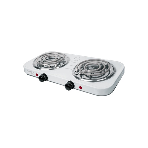 [T23032] Parrilla eléctrica 2 quemadores, rectangular, Volteck Basic - Pag 549, 730