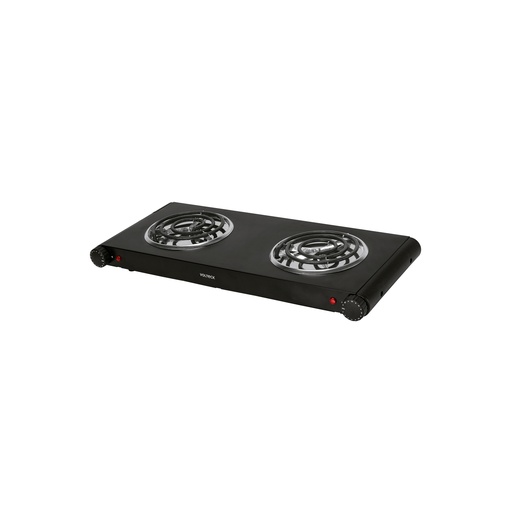 [T47555] Parrilla eléctrica de doble resistencia, negra, Volteck - Pag 549, 730