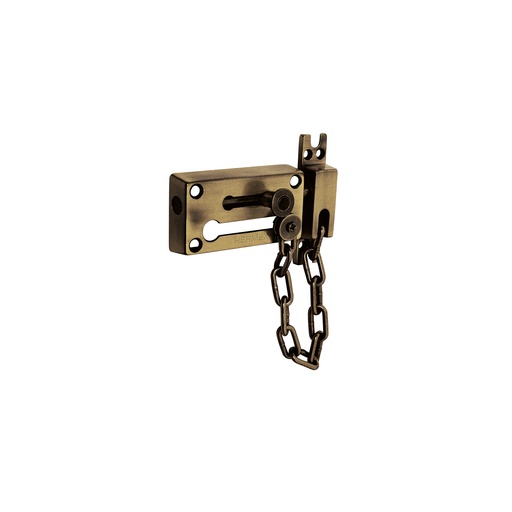 [T43708] Pasador con cadena para puerta, acabado latón antiguo - Pag 787