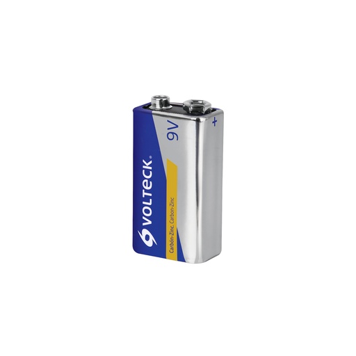 [T46312] Pila zinc-carbón 9 V en blíster, Volteck - Pag 571