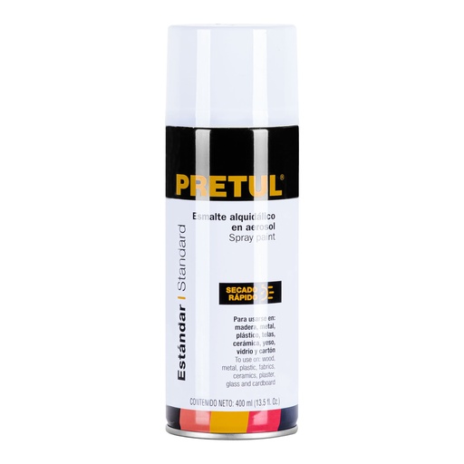 [T27171] Pintura en aerosol, blanco brillante, 400ml, Pretul - Pag 396