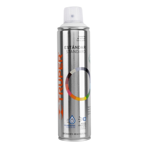 [T19034] Pintura en aerosol, blanco mate, bote esbelto, 400 ml - Pag 396