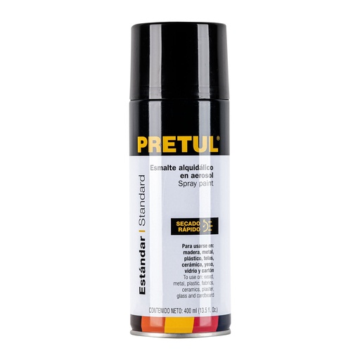 [T27183] Pintura en aerosol, negro satín, 400 ml, Pretul - Pag 396