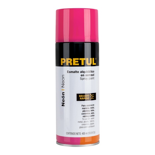 [T27006] Pintura en aerosol, rosa neón, 400 ml, Pretul - Pag 396