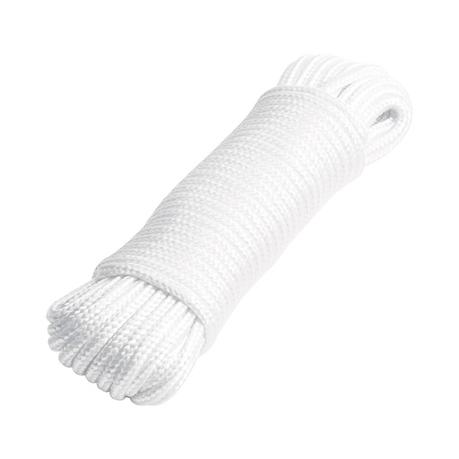 [T48392] Piola de poliéster diamante de 4 mm x 15 m blanca, Fiero - Pag 743