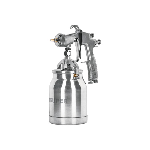 [T14084] Pistola p/pintar succión HVLP vaso aluminio, 1.4 mm, Truper - Pag 132