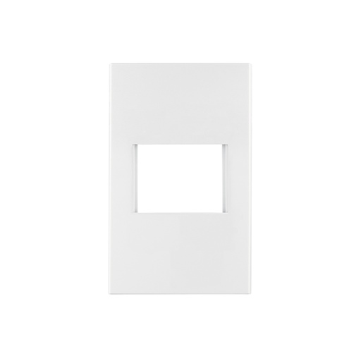 [T47044] Placa 1 ventana, 1.5 módulos, línea Española, color blanco - Pag 527