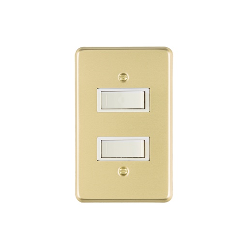 [T46389] Placa armada 2 interruptores sencillos, línea Económica - Pag 539