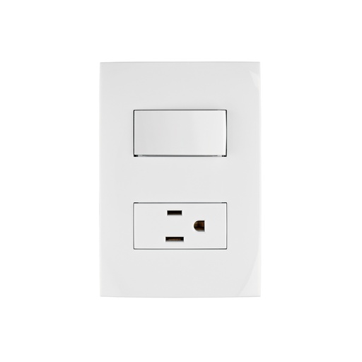 [T46487] Placa armada contacto e interruptor, línea Oslo, blanco - Pag 525