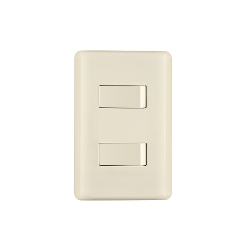 [T26640] Placa armada, 2 interruptores, marfil, Volteck - Pag 540