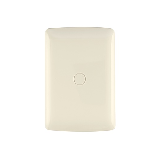 [T46144] Placa de ABS ciega, línea Italiana, color marfil, Volteck - Pag 519