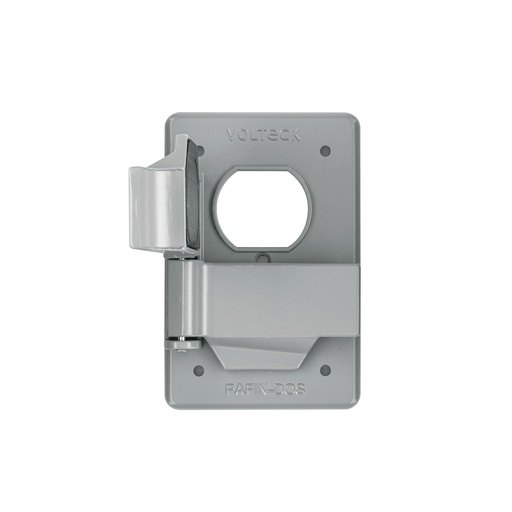 [T46433] Placa tipo FS, con cubierta, doble, sobreponer, Volteck - Pag 578