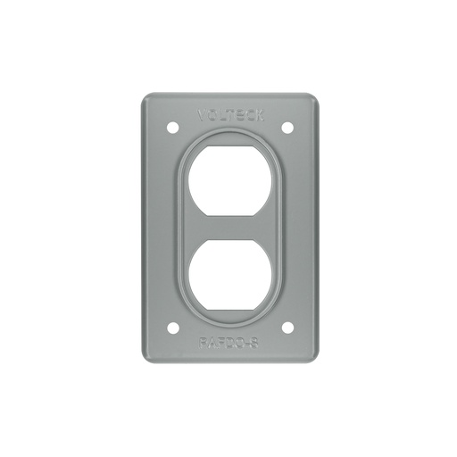[T46430] Placa tipo FS, doble, de sobreponer, Volteck - Pag 578