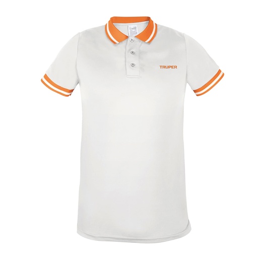 [T69974] Playera tipo polo dry fit blanca, para caballero, talla M - Pag 503
