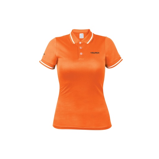 [T69987] Playera tipo polo dry fit naranja, para dama, talla M - Pag 503