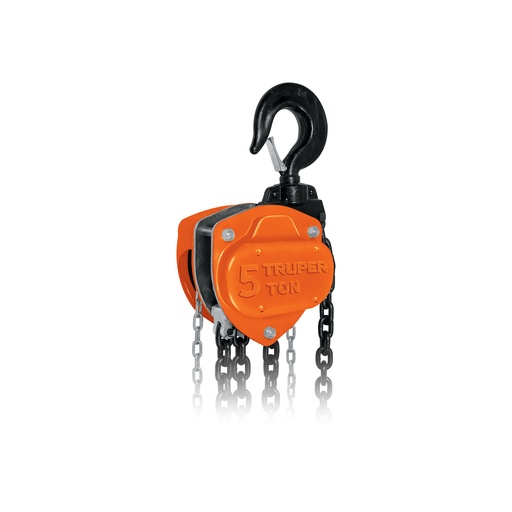 [T16828] Polipasto de cadena de 5 ton, Truper - Pag 410
