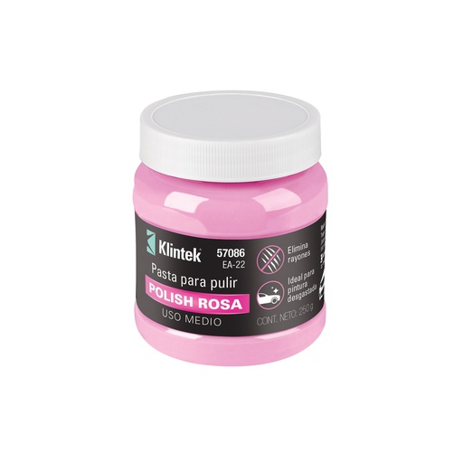 [T57086] Polish en pasta rosa para auto, 250 g, uso medio, Klintek - Pag 806