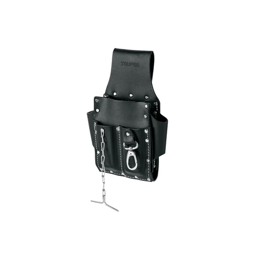 [T102007] Porta herramientas grande de cuero, 7 compartimentos, Truper - Pag 409