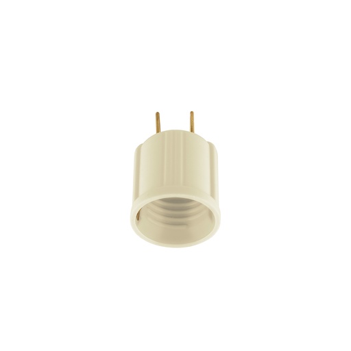 [T46525] Portalámpara de baquelita, con adaptador, marfil, Volteck - Pag 568