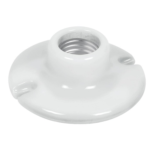 [T46523] Portalámpara de porcelana, 3-1/2', redonda, Volteck - Pag 568