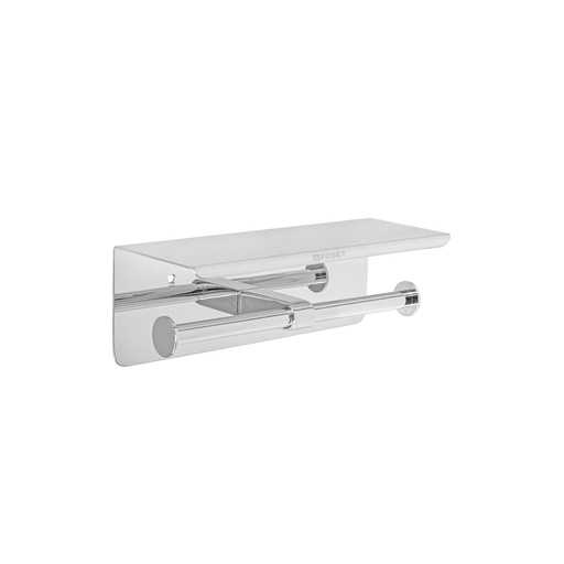 [T46356] Portarrollo doble en cromo con soporte para celular, Riviera - Pag 657